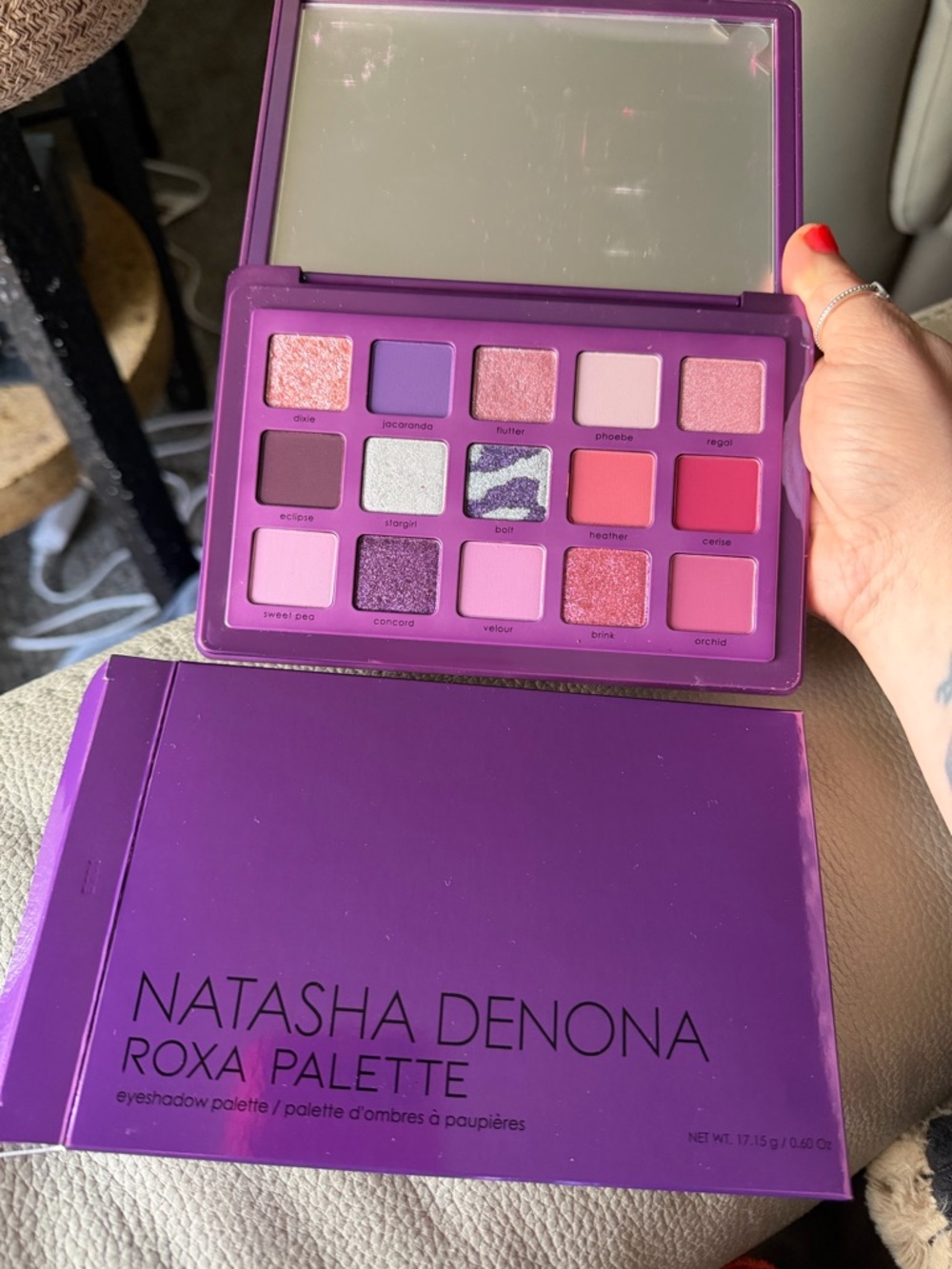 Natasha Denona Roxa Palette — Purple, Pink & Silver Shades